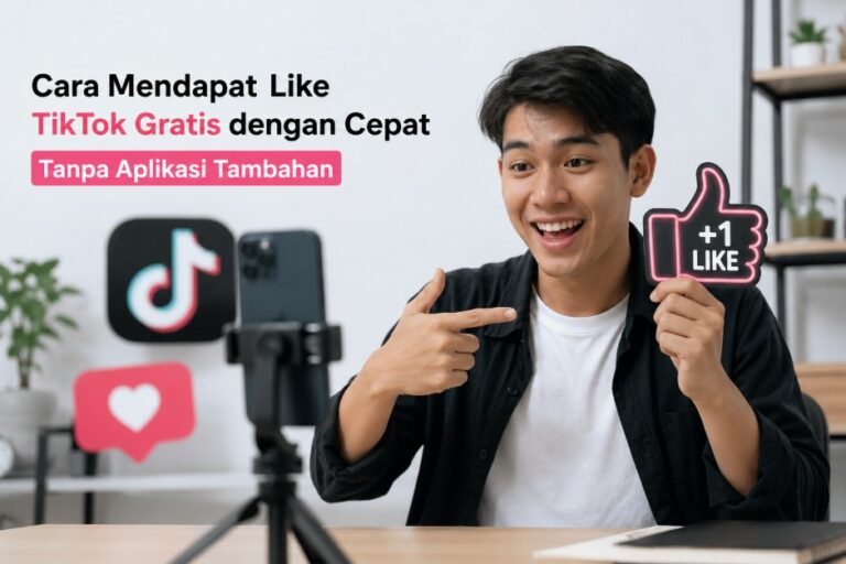 Cara Mendapat Like TikTok Gratis dengan Cepat Tanpa Aplikasi Tambahan