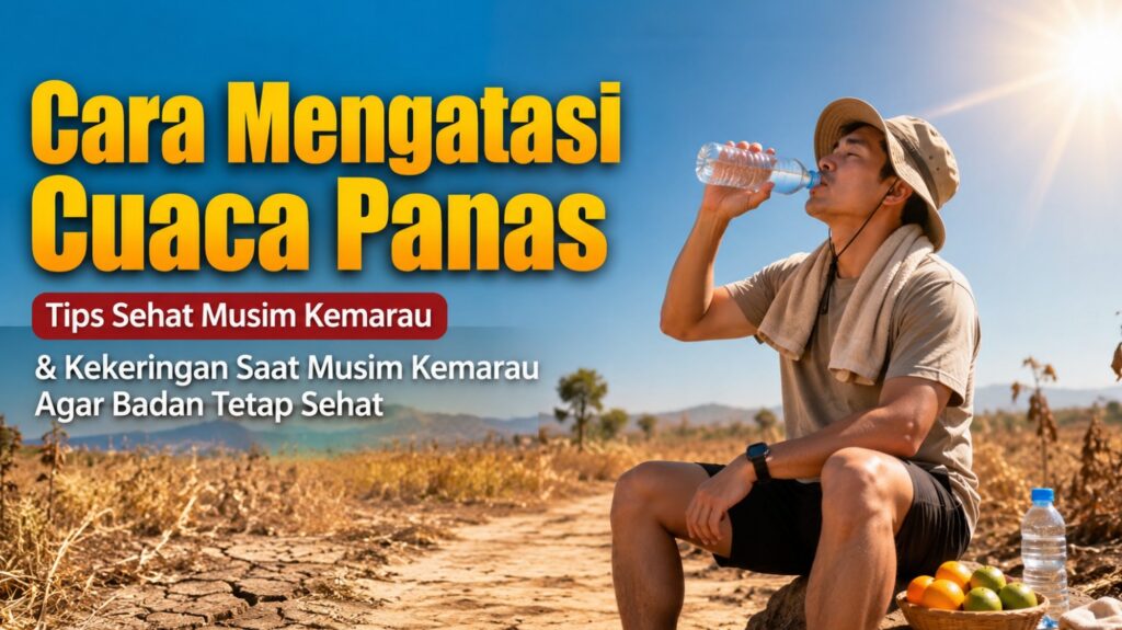 Cara Mengatasi Cuaca Panas & Kekeringan Saat Musim Kemarau Agar Badan Tetap Sehat