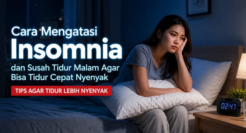 Cara Mengatasi Insomnia dan Susah Tidur Malam Agar Bisa Tidur Cepat Nyenyak