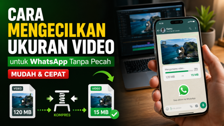 Cara Mengecilkan Ukuran Video untuk WhatsApp Tanpa Pecah