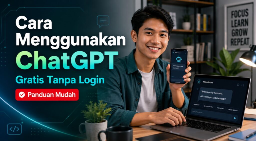 Cara Menggunakan ChatGPT Gratis Tanpa Login