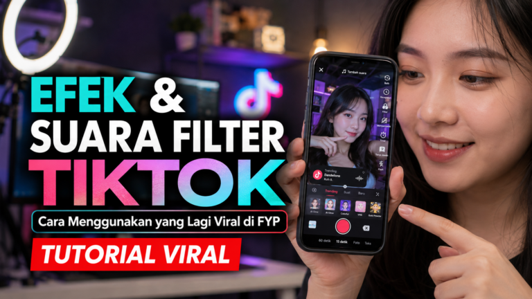 Cara Menggunakan Efek dan Suara Filter TikTok yang Lagi Viral di FYP