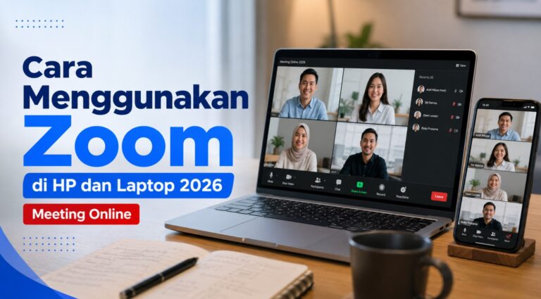 Cara Menggunakan Zoom di HP dan Laptop 2026 untuk Meeting Online
