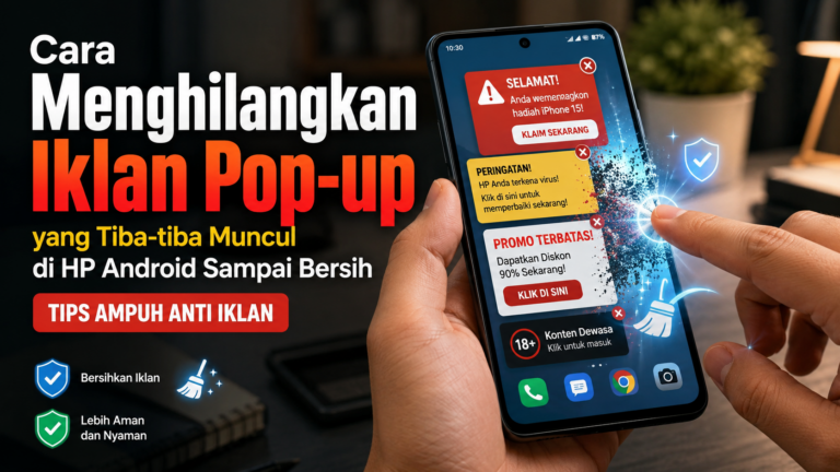Cara Menghilangkan Iklan Pop-up yang Tiba-tiba Muncul di HP Android Sampai Bersih