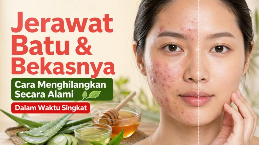 Cara Menghilangkan Jerawat Batu dan Bekasnya Secara Alami Dalam Waktu Singkat