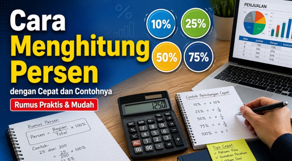 Cara Menghitung Persen dengan Cepat dan Contohnya
