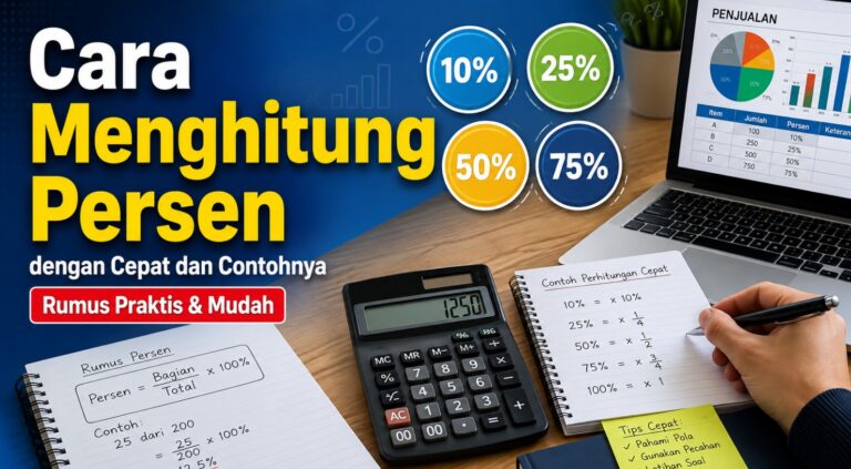 Cara Menghitung Persen dengan Cepat dan Contohnya