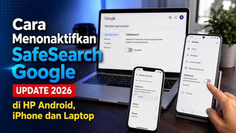 Cara Menonaktifkan SafeSearch Google di HP Android, iPhone dan Laptop 2026