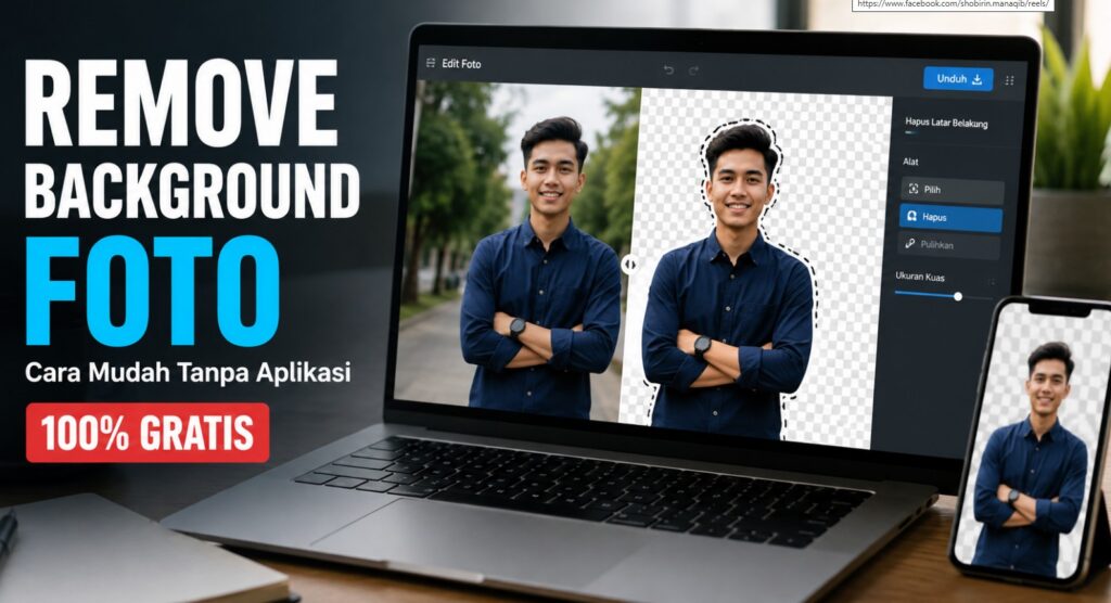 Cara Mudah Remove Background Foto Tanpa Aplikasi 100% Gratis
