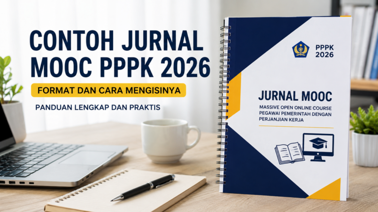 Contoh Jurnal MOOC PPPK 2026 PDF: Format dan Cara Mengisinya