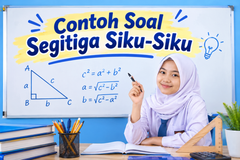 Contoh Soal Segitiga Siku-Siku: Rumus, Jawaban, dan Pembahasan