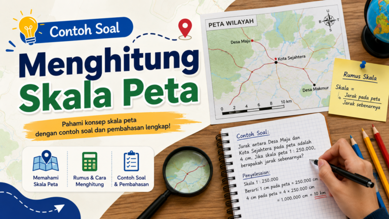 Contoh Soal Menghitung Skala Peta: Rumus, Jawaban, dan Pembahasan