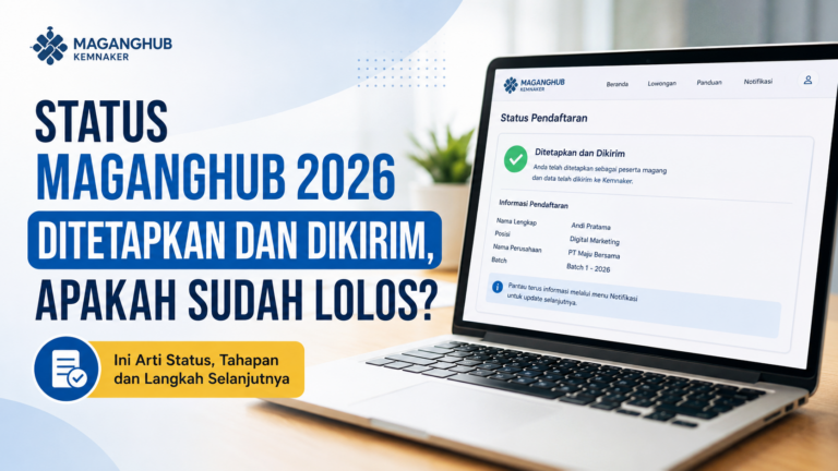 Status MagangHub 2026 Ditetapkan dan Dikirim, Apakah Sudah Lolos?