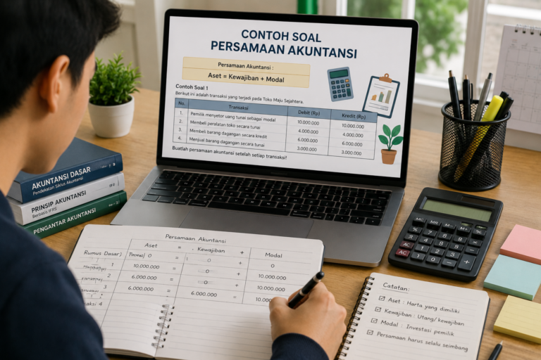 30 Contoh Soal Persamaan Akuntansi: Rumus, Jawaban, dan Pembahasan
