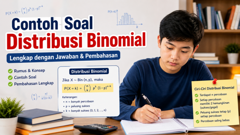 30 Contoh Soal Distribusi Binomial: Rumus, Jawaban, dan Pembahasan