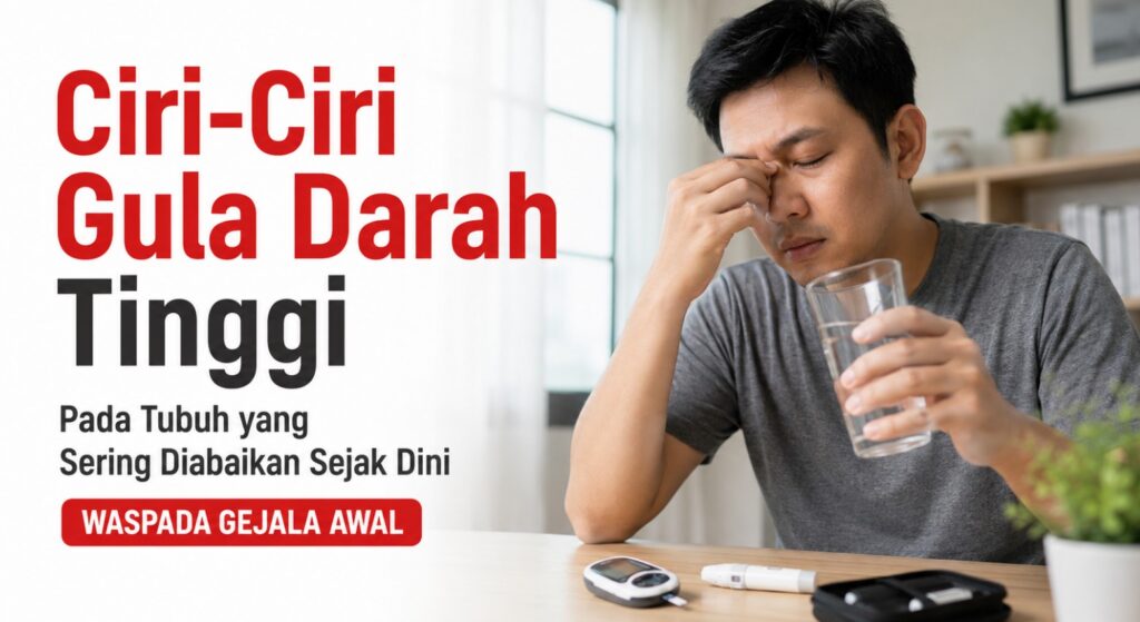 Ciri-Ciri Gula Darah Tinggi Pada Tubuh Yang Sering Diabaikan Sejak Dini