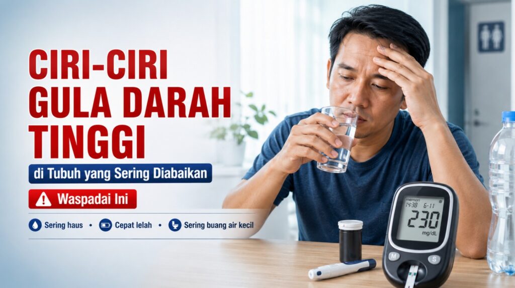 Ciri-Ciri Gula Darah Tinggi di Tubuh yang Sering Diabaikan, Waspadai Ini