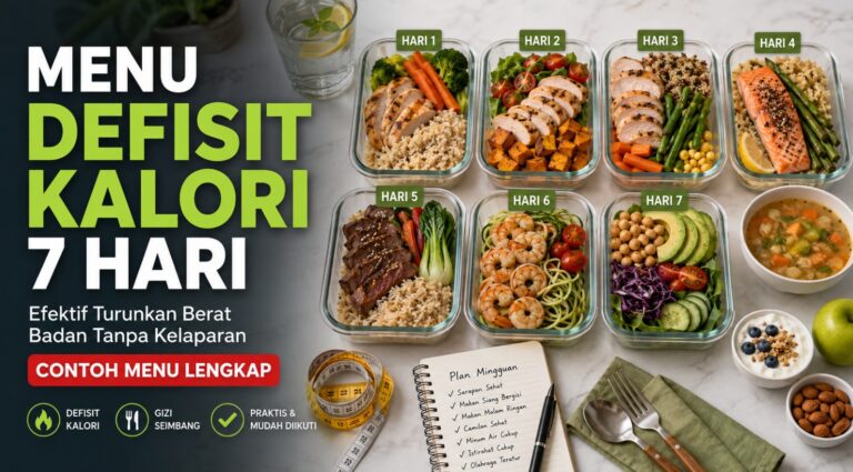 Contoh Menu Defisit Kalori 7 Hari yang Efektif Turunkan Berat Badan Tanpa Kelaparan