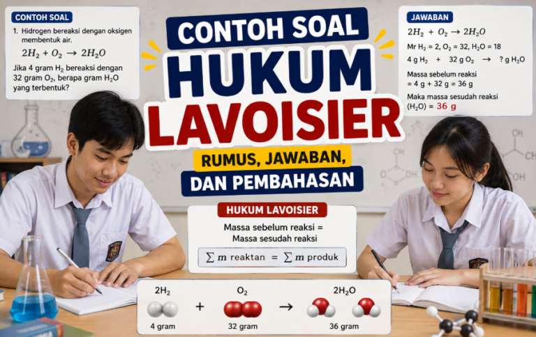Contoh Soal Hukum Lavoisier: Rumus, Jawaban, dan Pembahasan
