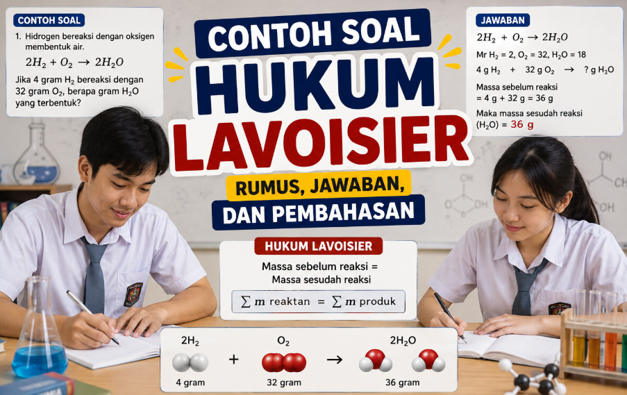 Contoh Soal Hukum Lavoisier