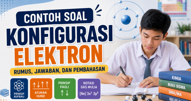 Contoh Soal Konfigurasi Elektron: Rumus, Jawaban, dan Pembahasan
