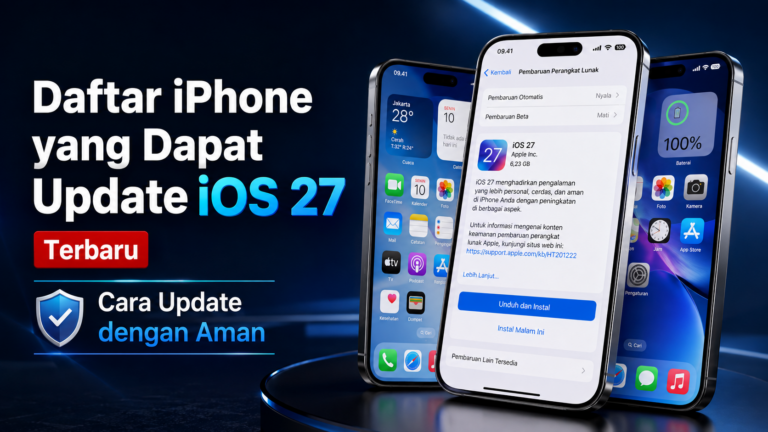 Daftar iPhone yang Dapat Update iOS 27 dan Cara Update dengan Aman