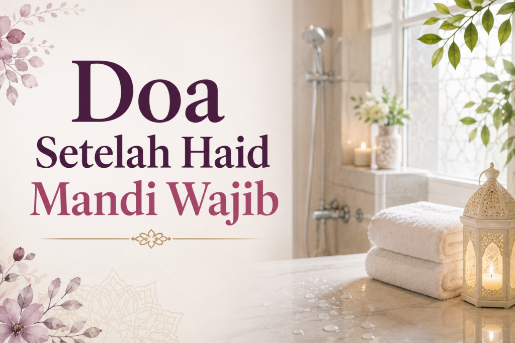 Doa Setelah Haid Mandi Wajib