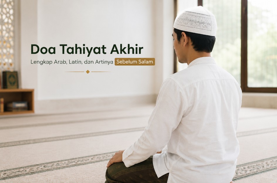 Doa Tahiyat Akhir Lengkap Arab, Latin, dan Artinya Sebelum Salam