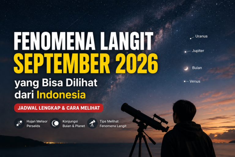 Fenomena Langit September 2026 yang Bisa Dilihat dari Indonesia