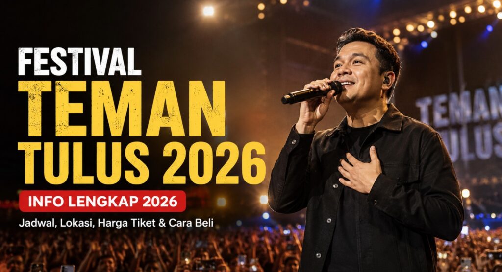 Festival Teman Tulus 2026 Jadwal, Lokasi, Harga Tiket & Cara Beli