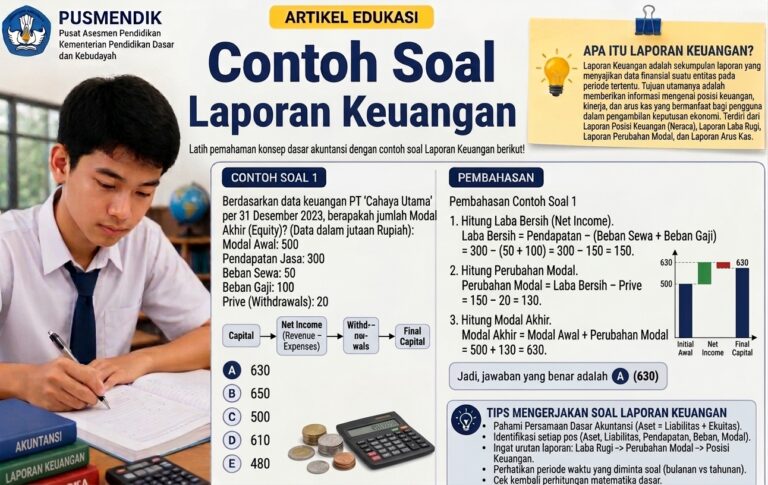 30 Contoh Soal Laporan Keuangan untuk Latihan Akuntansi