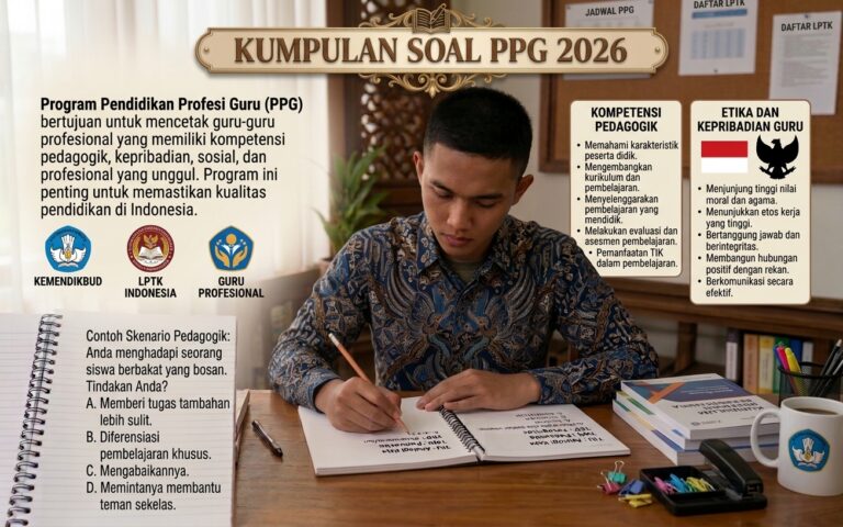 30 Contoh Soal PPG 2026 untuk Try Out dan Latihan
