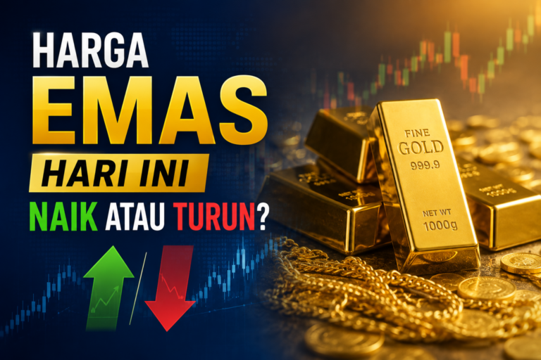 Harga Emas Hari Ini Naik atau Turun? Cek Harga Antam Disini