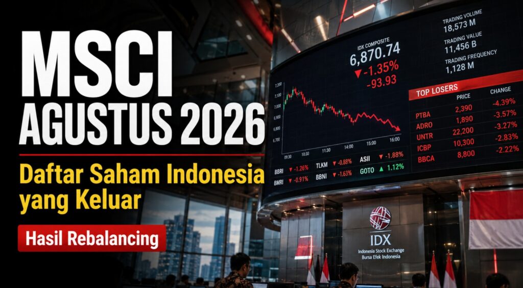 Hasil Rebalancing MSCI Agustus 2026 Daftar Saham Indonesia yang Keluar