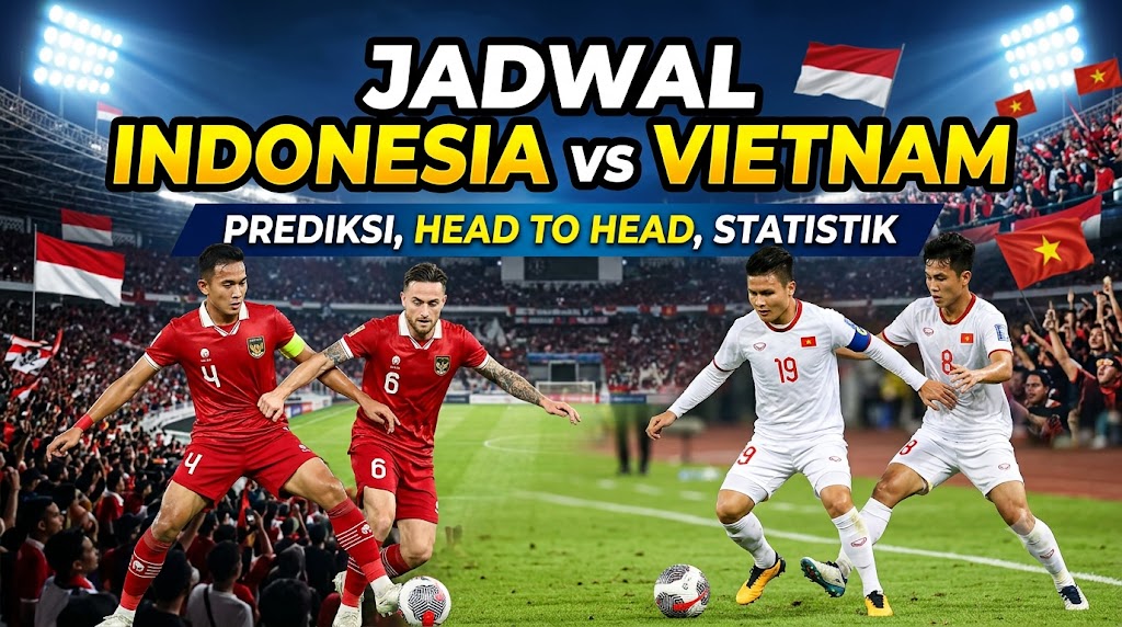 Indonesia vs Vietnam Prediksi, Head to Head, Statistik
