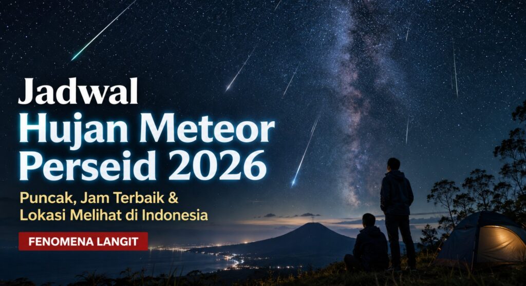 Jadwal Hujan Meteor Perseid 2026 Puncak, Jam Terbaik & Lokasi Melihat di Indonesia