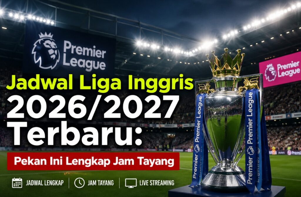 Jadwal Liga Inggris 20262027 Terbaru Pekan Ini Lengkap Jam Tayang