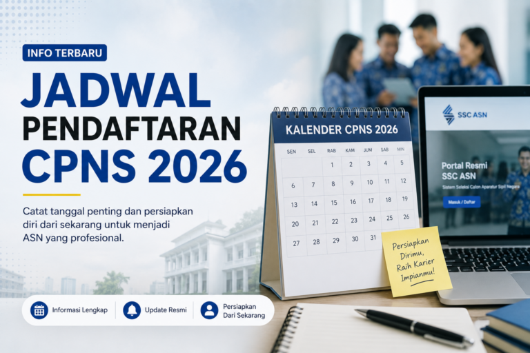Jadwal Pendaftaran CPNS 2026, Cek Jadwal Resmi Terbarunya
