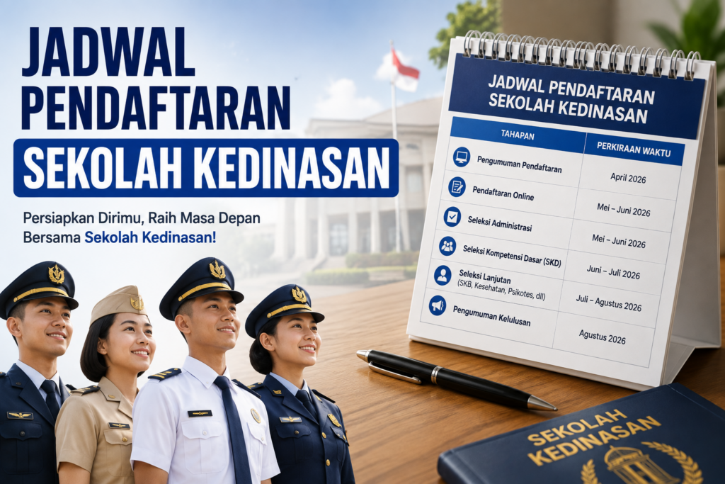 Jadwal Pendaftaran Sekolah Kedinasan