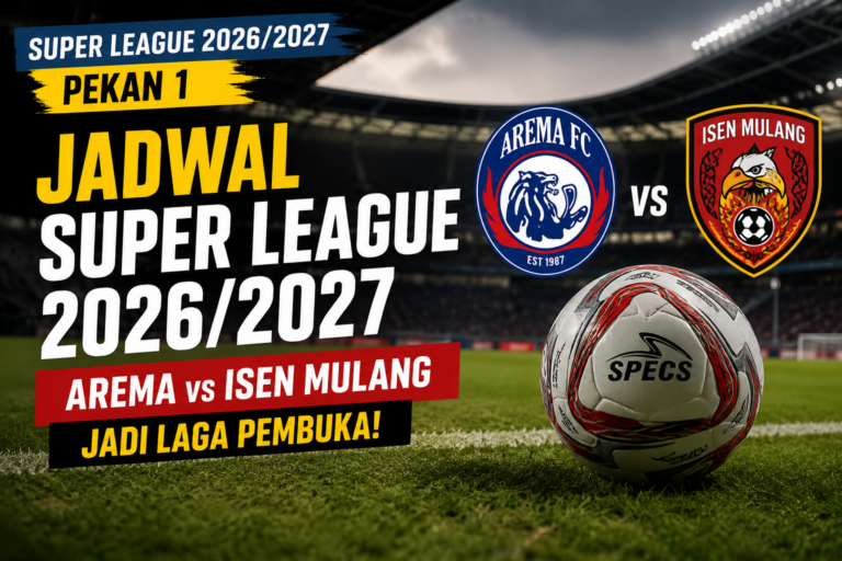 Jadwal Super League 2026/2027 Pekan 1: Arema vs Isen Mulang Jadi Laga Pembuka