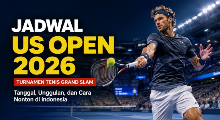 Jadwal US Open 2026: Tanggal, Unggulan, dan Cara Nonton di Indonesia