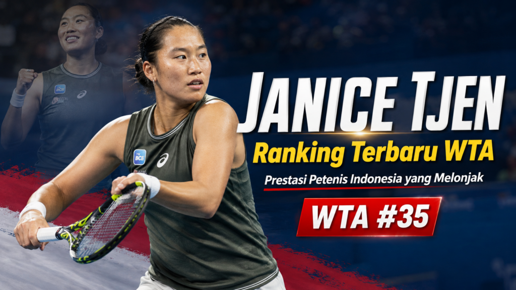 Janice Tjen Ranking Terbaru WTA Prestasi Petenis Indonesia yang Melonjak