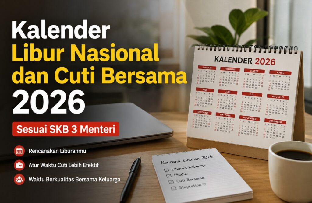 Kalender Libur Nasional dan Cuti Bersama 2026 Sesuai SKB 3 Menteri