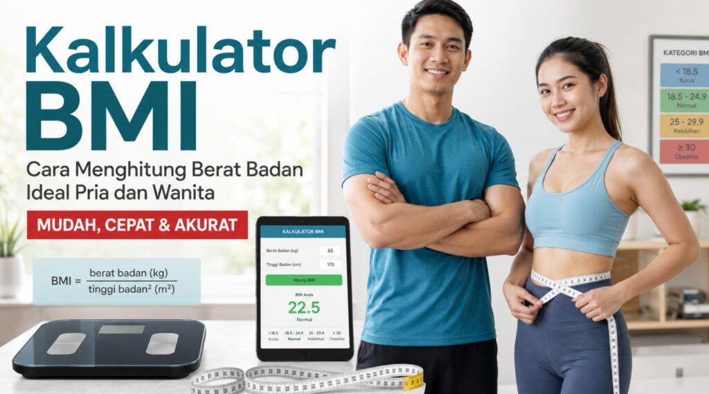 Kalkulator BMI Cara Menghitung Berat Badan Ideal Pria dan Wanita