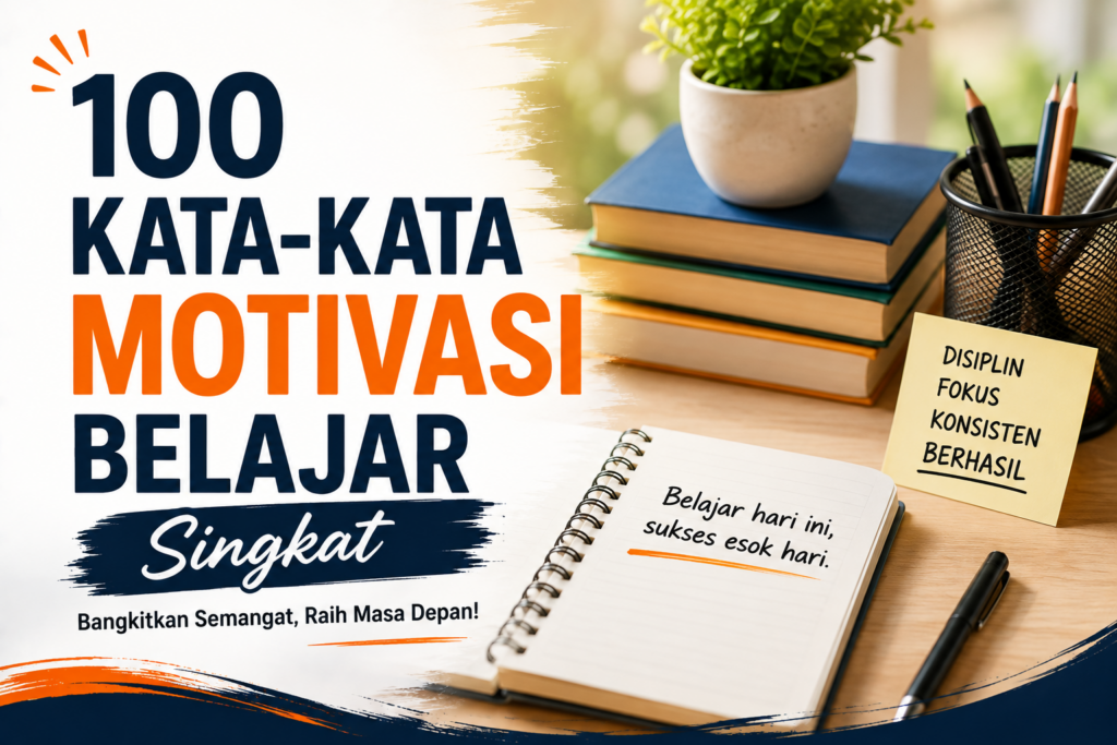 Kata-Kata Motivasi Belajar Singkat