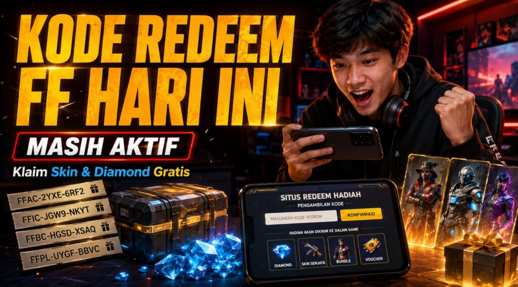 Kode Redeem FF (Free Fire) Hari Ini yang Masih Aktif Klaim Skin & Diamond Gratis
