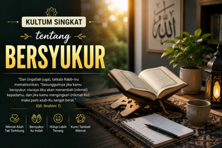 Kultum Singkat tentang Bersyukur yang Menyentuh Hati dan Penuh Hikmah