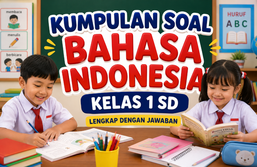 Kumpulan Soal Bahasa Indonesia Kelas 1 SD Lengkap dengan Jawaban