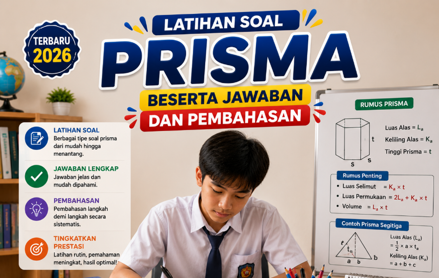 Latihan Soal Prisma Beserta Jawaban dan Pembahasan Terbaru