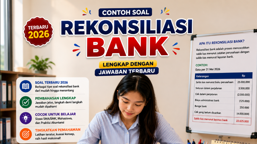 Latihan Soal Rekonsiliasi Bank Beserta Jawaban dan Pembahasan
